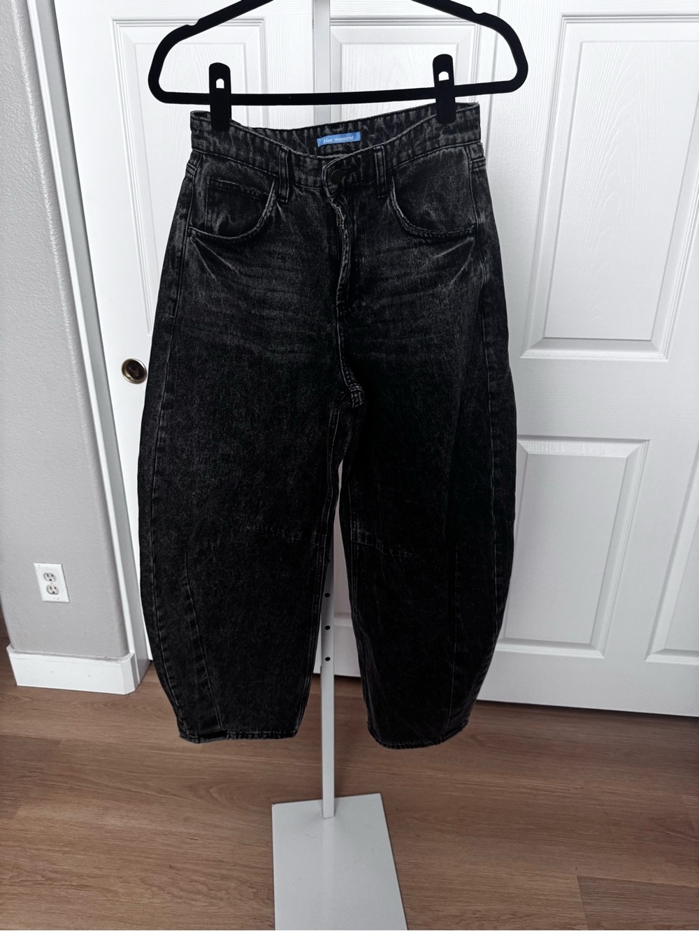 Black Washed Baggy Jeans